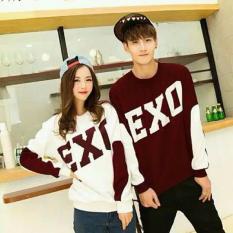 AK-308 Couple EXO - Maroon Spandek Print Akiko Fashion