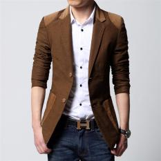 AK-36 Jas Elvis Katun Stretch Combi Kulit Akiko Fashion