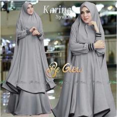 AK- Karina Syarii - Grey +bergo Akiko fashion