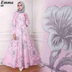 AK - Maxy Emma (08) - Pink Katun Motif Asli Best Quality Akiko Fashion