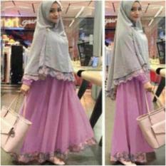 AK - Maxy Safira -Dusty + Bergo Spandek Akiko Fashion