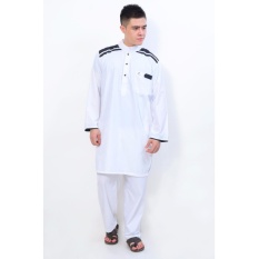 Al-Isra Setelan Cordova Pakaian Gamis Pria (Putih)