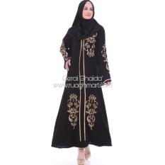 Al Khatib Abaya Hikma Jetblack Saudi Hitam