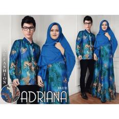ALB Couple Syari Adriana - Biru - Couple Suami Istri