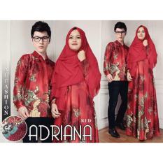 ALB Couple Syari Adriana - Merah - Couple Suami Istri