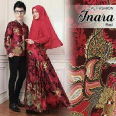 ALB Couple Syari Inara - Red - Couple Suami Istri
