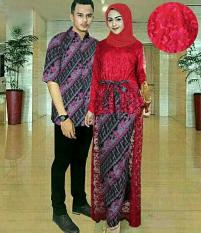 ALB shop - Couple Kebaya Raisha Brukat Marun - Couple Kebaya