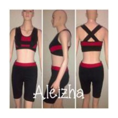 Aleizha Baju Senam Bra Silang