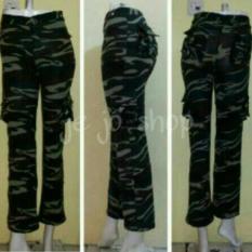 Aleizha Celana Senam Army Look