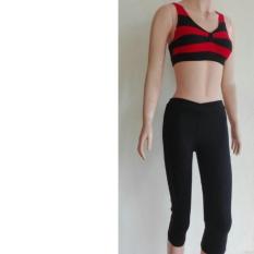Aleizha Set Baju Senam Bra Cln 3/4