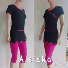 Aleizha Set Baju Senam ZigZag