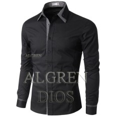 Algren Baju Hem Kemeja Pria Dios lengan panjang - Putih / Hitam / Abu / Maroon / Navy / Benhur / Biru Danau / Hijau Tosca / Slim fit / Casual / Polos / Kerja / Kantor / Katun / Kem Tangan Panjang Cowo / Atasan Cowok / Pakaian Laki laki Dewasa Slimfit