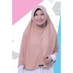 Bergo Kaos Alifa Daily HIjab By Pure Syaree Choco Milk