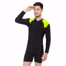 Baju Renang Diving Pria-DV-DW-TP-019-Hitam-Kuning Stabilo