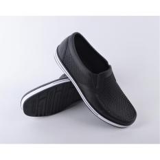 Alila Sepatu Pantofel Karet Sepatu Kerja Sepatu Karet Anti Slip - Hitam