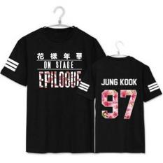 BTS YOUNG FOREVER EPILOGUE Album JUNGKOOK Shirts Casual Cotton Clothes Tshirt T Shirt Short Sleeve Tops T-shirt DX249 (Black) - intl