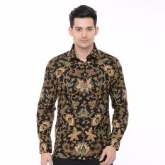 Alisan - Kemeja Batik Panjang - Coklat
