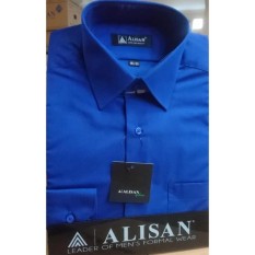 ALISAN Kemeja Polos Reguler Lengan Panjang //BIRU - 6//