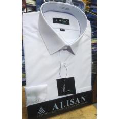 ALISAN Kemeja Polos Slimfit Lengan Panjang //Putih//14-5 - 16// - Spwx7p