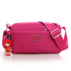Tas Selempang Jaman Sekarang Wanita Gaya Korea (Merah Mawar Warna) (Merah Mawar Warna)