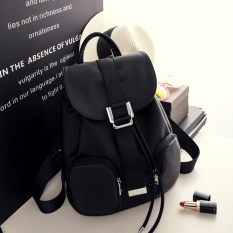 All-match Modis Nilon Baru Wanita Tas Punggung Kecil Tas Ransel (Hitam) Tas