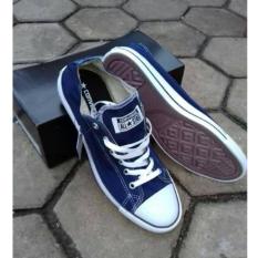 All Star Sepatu Casual Wanita dan Pria Navy