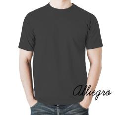 Alliegro Kaos Pria Polos Distro Premium - Kaos Terbaru Keren Murah Tumblr Tee Dewasa Abu Abu
