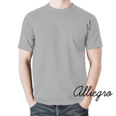 Alliegro Kaos Pria Polos Distro Premium - Kaos Terbaru Keren Murah Tumblr Tee Dewasa Abu Misty