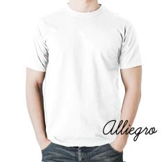 Alliegro Kaos Pria Polos Distro Premium - Kaos Terbaru Keren Murah Tumblr Tee Dewasa Putih
