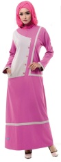 Alnita Gamis Muslimah Pink