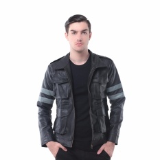 Alphawear - Jaket kulit Resident Evil - Hitam