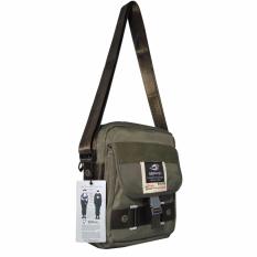 Alto Junglesurf Men's Crossbody Bag Zipper Vintage Fungsional Unisex Staylish 60731J-2# - Army Original