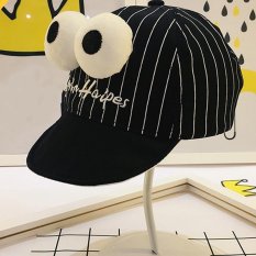 Anak Laki-laki Perempuan Bisbol Cap Adjustable Hats (hitam)-Intl Amart
