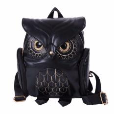 Wanita Shoulder Bag PU Kulit Lucu Kartun Pola Casing Sekolah untuk Remaja Gadis Mode-Intl