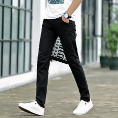 Anak Laki-laki Remaja Celana Slim Kaki Celana Pria (Hitam 919 Model) celana pria celana panjang pria Celana chino Celana cargo