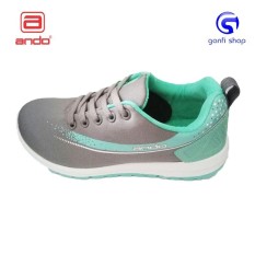 Ando Adelline Sepatu Olahraga Wanita Warna Abu