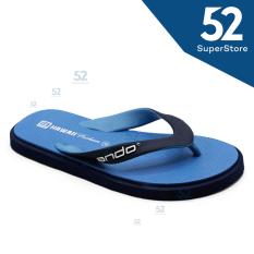 Ando Sandal Jepit / Flip Flop Pria New Hawaii Fashion - Navy/Blue Size 38-42