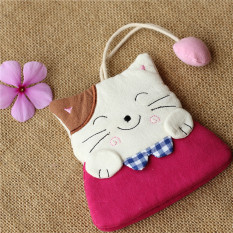 Dompet Kunci Angin Nasional Rajut Dompet Kunci Siswi Pergelangan Tangan (Dasi Kupu-Kupu Dasi Kupu-Kupu Kucing mawar)