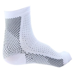 Ankle Sprain Joint Perawatan Protector Elastis Kaus Kaki (Putih) (Jual Dalam 1 Pcs) (L/XL)-Intl