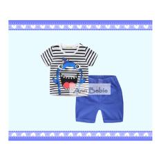 Ann-Bebie Shark Stripe Black White