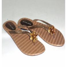 Anneliese sandal flat wanita lily beige