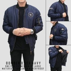 AnR Jaket Pilot Bomber BGSR - Biru Navy