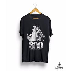 Antihero Baju Kaos SAO Kirito Asuna Sword Art Online - HITAM