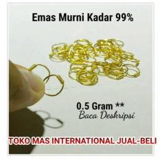 Anting Kenep/Gipsi Bulat Baby/Bayi Emas 24Karat - 75A6D5