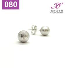 Anting Tusuk Bola Lapis Emas Putih Perhiasan Imitasi Yaxiya 080