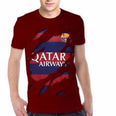 Apparel Glory Kaos 3D Jersey Barcelona 4 Maroon
