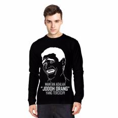 Apparel Glory Kaos 3D Meme Mantana Tercicipi Light Lengan Panjang Hitam