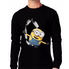 Apparel Glory Kaos 3D Minion Lengan Panjang - Hitam