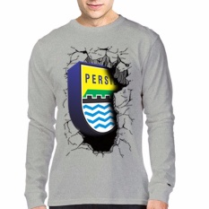 Apparel Glory Kaos 3D Persib Elegant Lengan Panjang Abu Misty