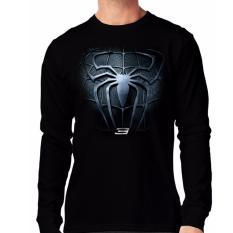 Apparel Glory kaos 3D SPIDERMAN 3 Lengan Panjang - Hitam